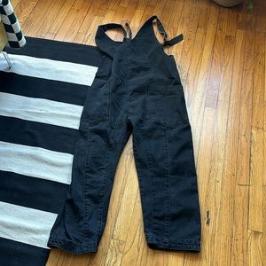 Free People High Roller Jumpsuit Denim size large